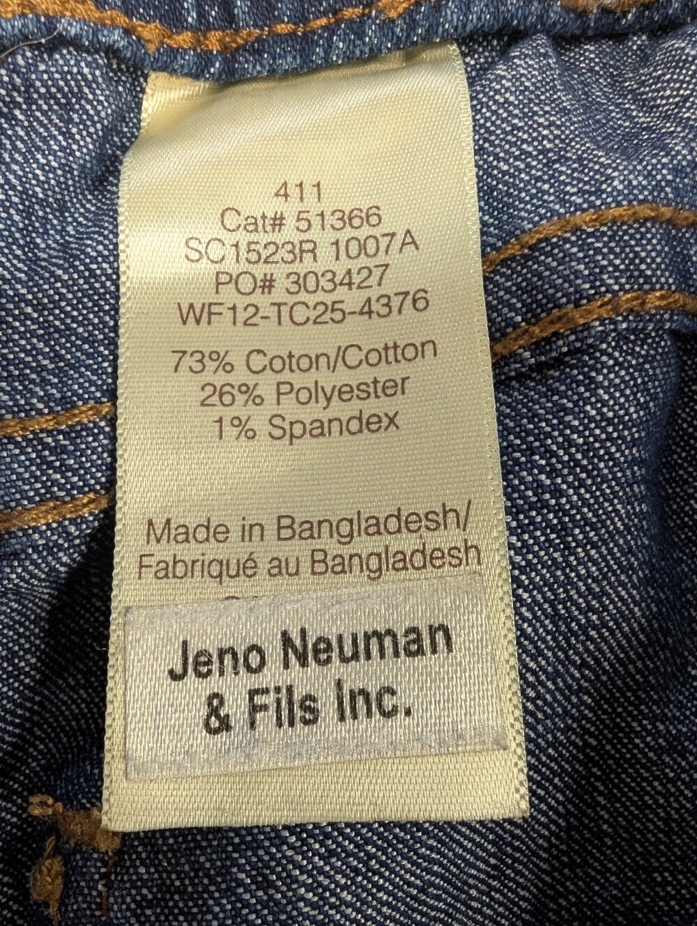 Jeno Neuman Blue Denim Pull On Pants Women's Size 18 Elastic Waist Comfort - Picture 7 of 9